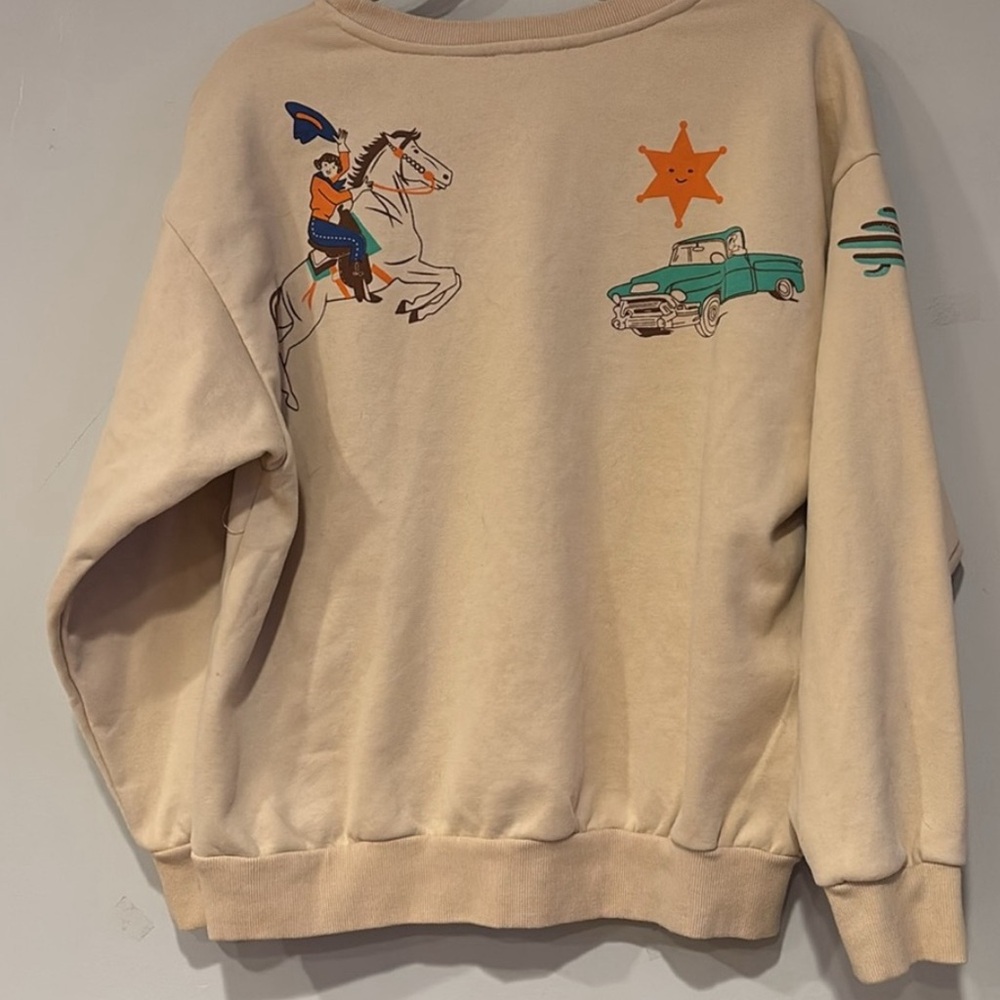 Howdy vintage western print crew neck - Picture 7 of 7
